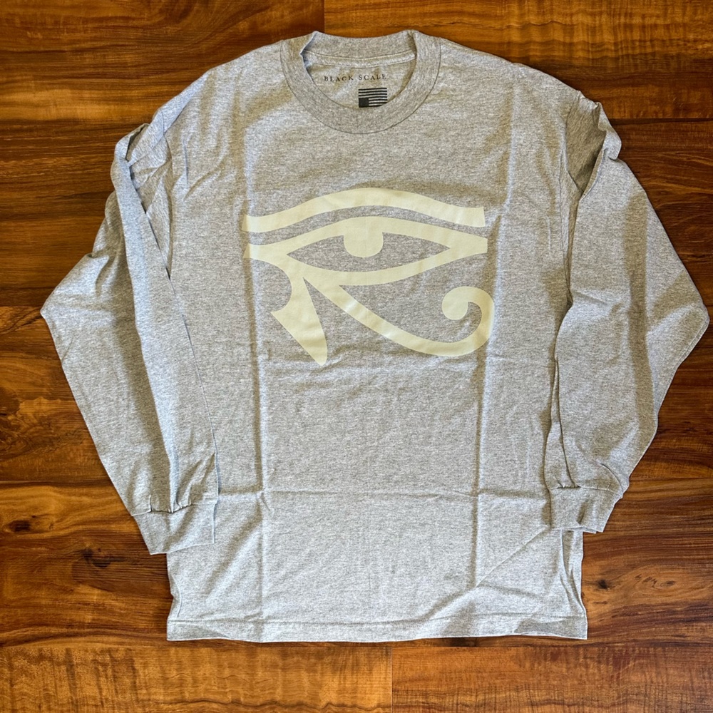Black Scale Long Sleeve Tee Large